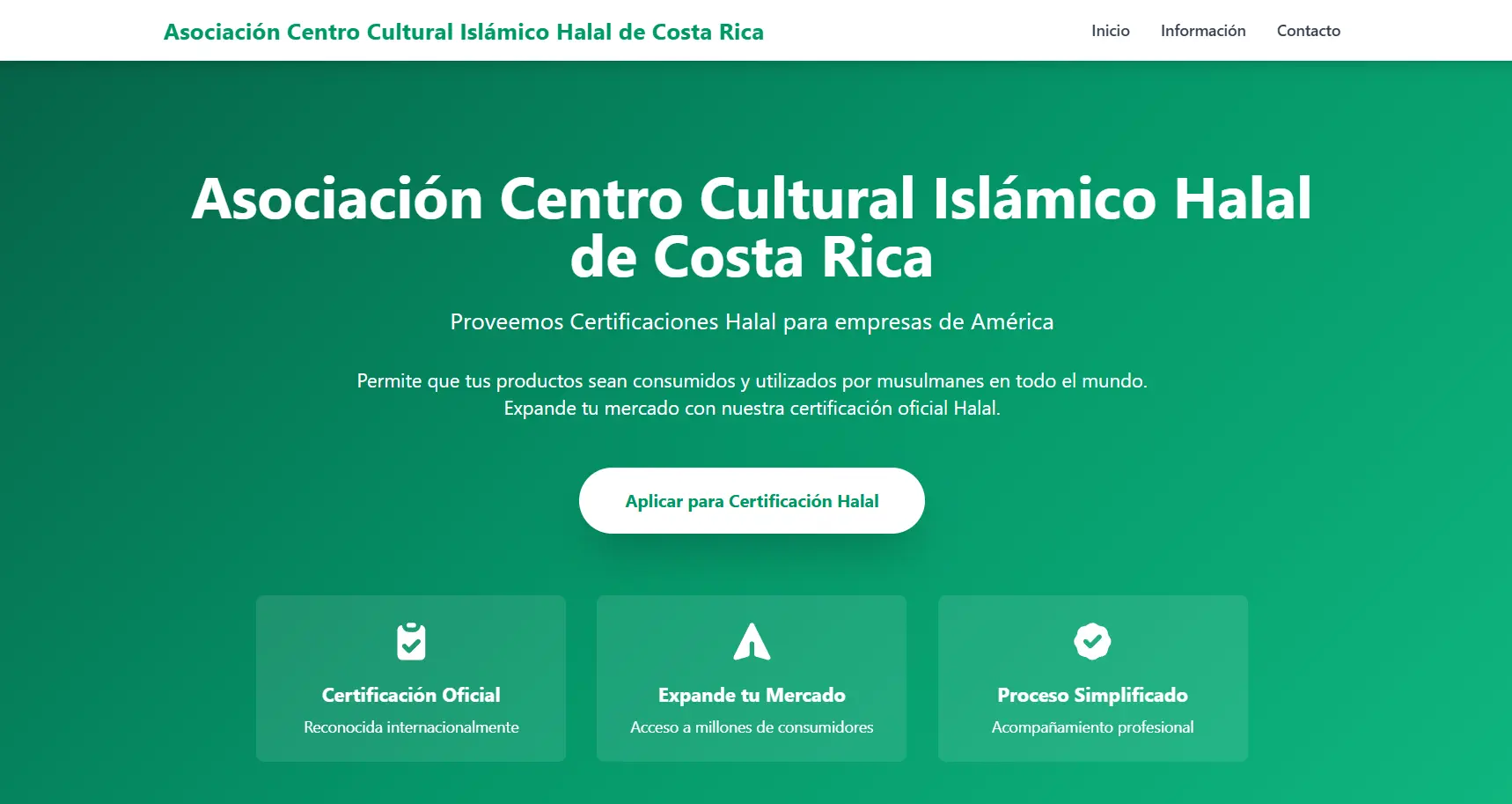 HalalCR certification platform website